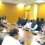 समहरणालय में उपायुक्त संग बैठक